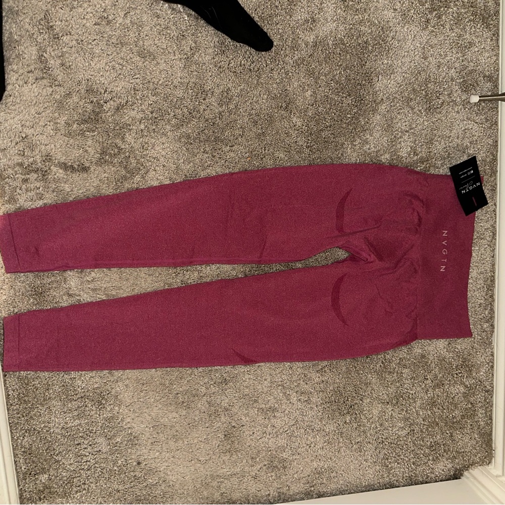 Pink Contour Seamless Leggings